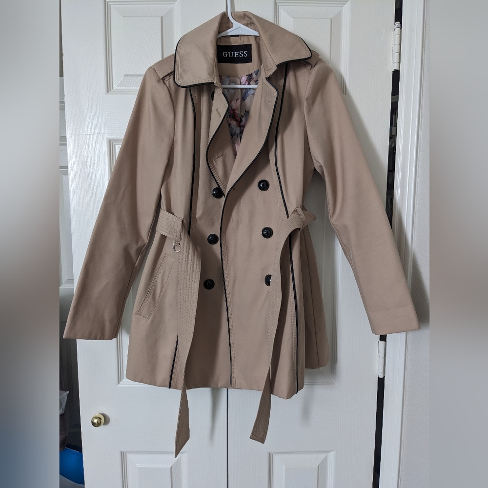 Double Breasted Guess Over Coat